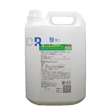 【醫博士專營店】克菌寧酒精性乾洗手液75% 4L (綠茶)