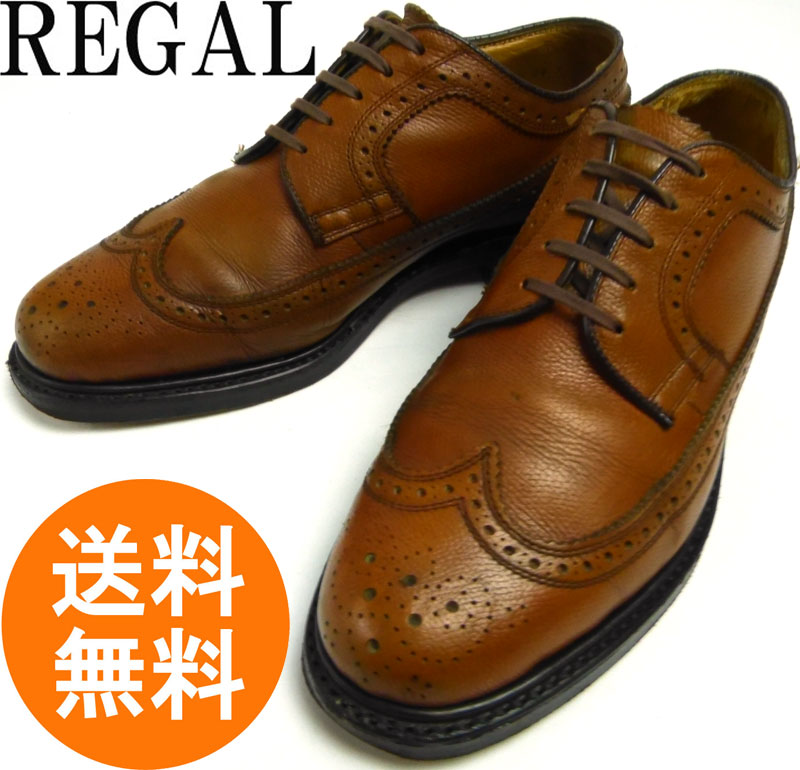 REGAL（リーガル）ウイングチップ ブラウン 24Cm（※25cm）-