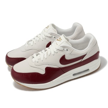 [ACS] Nike 休閒鞋 Wmns Air Max 1 LX Team Red 女鞋 男鞋 米白 紅 皮革 復古 膠底 FJ3169-100