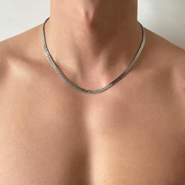 【隔日達！】鈦鋼項鍊 金屬古巴錬 項鏈 鋼鏈 嘻哈項鍊 項鍊男 項鍊女 街頭百搭素鍊 百搭基礎款 鈦鋼項鍊 鋼鍊 鋼鏈
