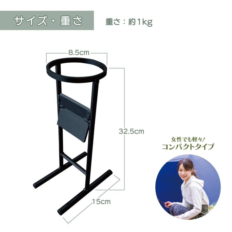 i-8 コンパクト アイアン薪割り器 手動 日本製 キャンプ アウトドア ソロキャンプ ファミリー マット ブラックアイアン