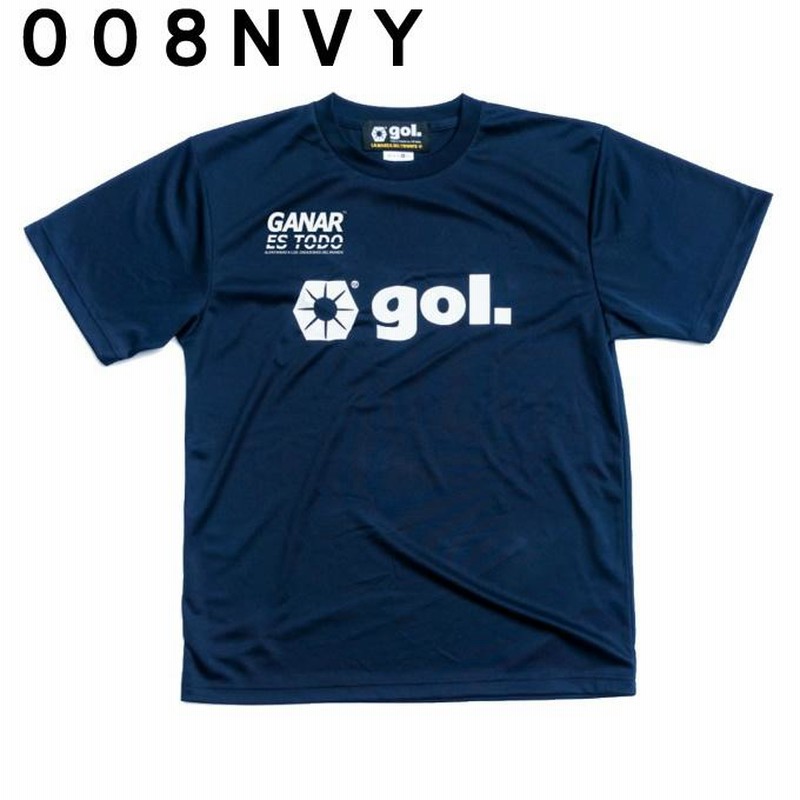 gol. deportes サッカーフットサル 半袖Tシャツ 黑 M