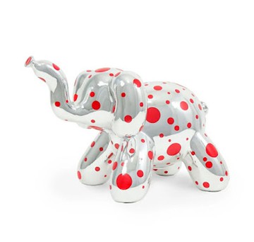 【質感擺飾】Made by humans 波點大象造型存錢筒-5色