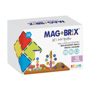 MAGBLOX - MAGBRIX 無毒楓木木球組 12pcs（共兩色）/共兩款封面隨機出貨