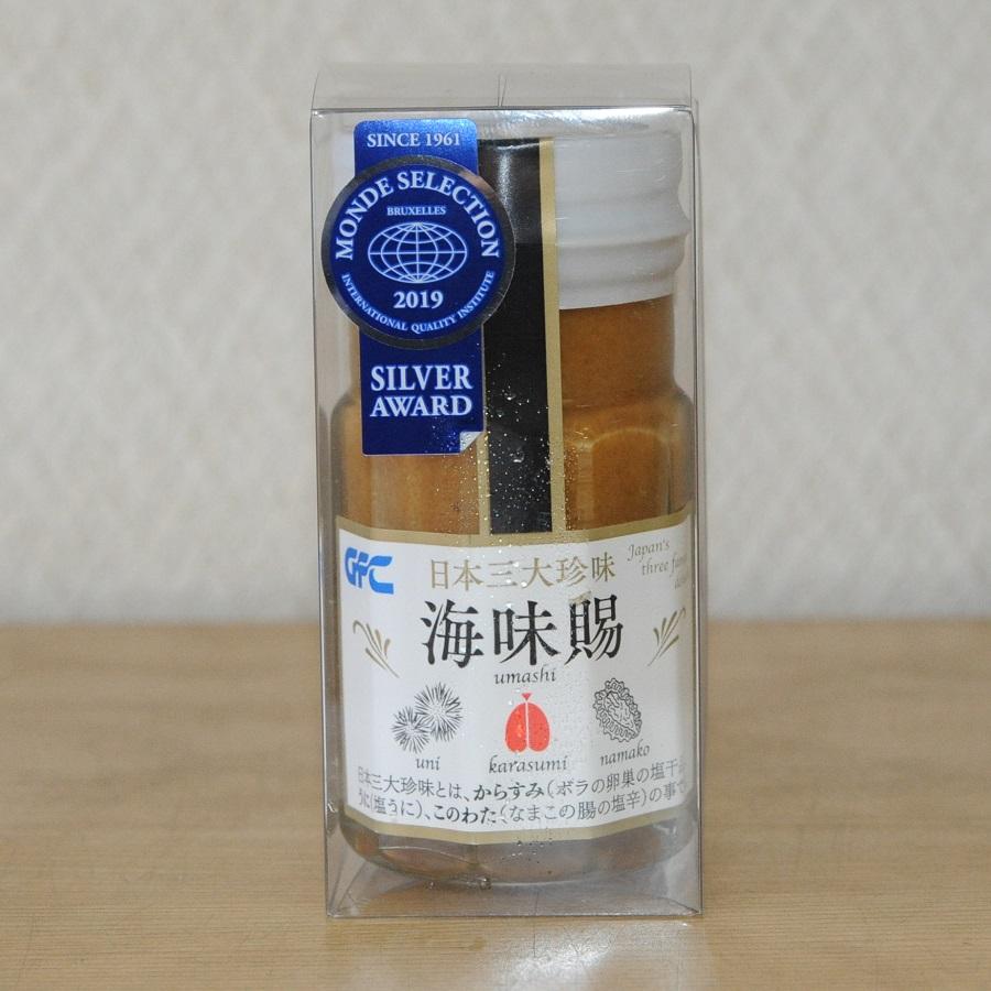 海味賜（うまし）50g 日本三大珍味からすみ・うに・このわたを合わせた発酵食品 2019年モンドセレクション銀賞