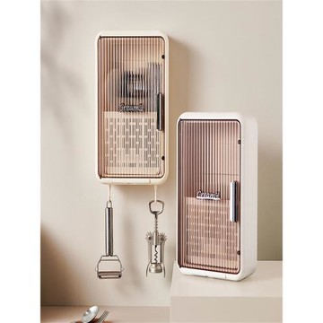 廚房筷子筒壁掛式筷子收納盒帶蓋防塵筷籠家用瀝水餐具勺子筷簍架