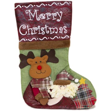 圣誕節裝飾禮物襪子兒童禮物糖果袋飾品禮品袋圣誕場景布置禮品