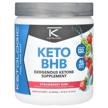 KetoLogic, 生酮 BHB，草莓獼猴桃味，8.7 盎司（243 克）
