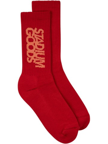 STADIUM GOODS® - logo-print "Red Rose" crew socks - unisex - Cotton - L