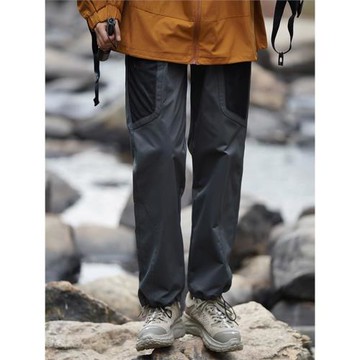 日系戶外休閑褲男女機能vibe多口袋工裝沖鋒褲美式潮寬松情侶長褲
