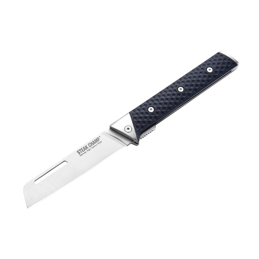 包丁 STEAK CHAMP CHEF S OUTDOOR FOLDING KNIFE 12cm アウトドア