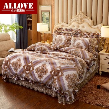 冬季珊瑚絨四件套法蘭絨雙面被套民族風加厚寶寶牛奶絨床單水晶絨