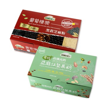 統一生機 亞麻仁堅果粉/葡萄糖胺黑穀芝麻粉任選(25gx30包/盒)