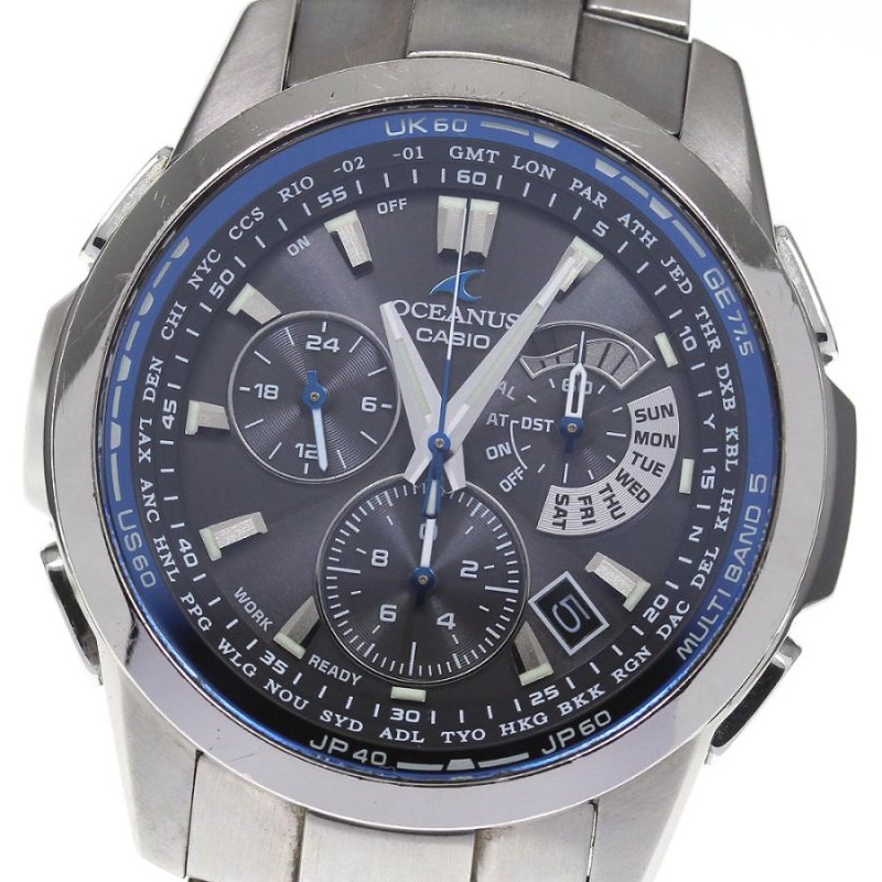 CASIO】カシオ オシアナス クロノグラフ OCW-M700TDJ-1AJF ソーラー