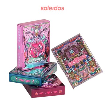 KALEIDOS 萬花鏡鐵盒空口紅脣泥D飾品收納盒精緻便攜重工四隻容量