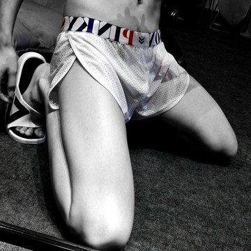 開合式阿羅褲男士居家褲夏季冰爽網眼透氣睡褲平角褲內襯雙丁短褲