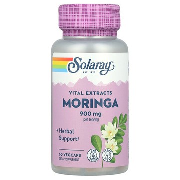 Solaray, 辣木，900 毫克，60 粒素食膠囊（每粒膠囊 450 毫克）