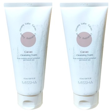 MISSHA 奈米泡沫深層潔面乳 可可緊緻  172ml  2條