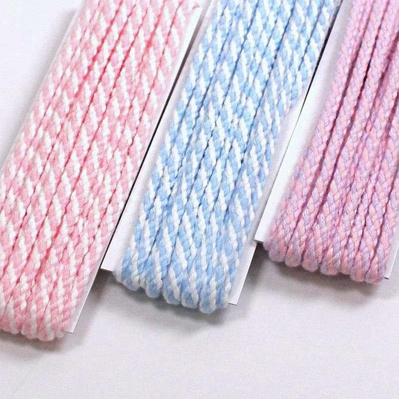 Color Cord 制菌加工 ツイスト 太 3m 副資材 コード 丸紐 ストライプ 6mm パステルカラー かわいい ゆめかわいい ゆめふわ トーカイ 通販 Lineポイント最大0 5 Get Lineショッピング