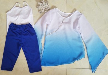 新款女童古典舞蹈服裝第八屆小荷風采青蓮表演服兒童當代舞演出