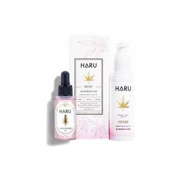【HARU】大麻私密嫩白緊緻雙效胜肽凝膠30ML+大麻玫瑰激潮露30ml