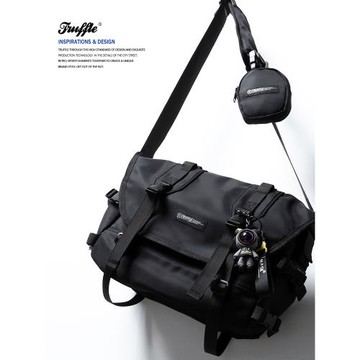 TRUFFLE潮牌斜挎包男士包包背包夏季單肩包女挎包大容量日系ins潮