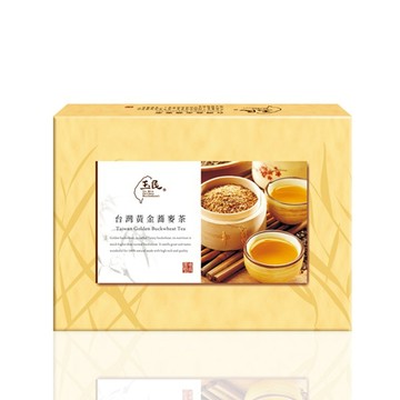 玉民 台灣100%黃金蕎麥茶7gx40入/禮盒X2盒 (熟茶/無咖啡因飲茶)