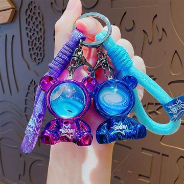 🔥臺灣熱賣⚡️卡通潮酷星空鑰匙扣宇航員精緻公仔掛件男生鑰匙鏈書包情侶掛飾🎉