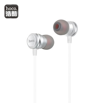 hoco. M16 凌音金屬通用帶麥耳機 銀色