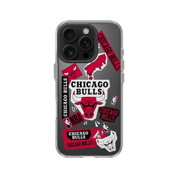 iPhone 16 Pro Clear 透明 - NBA - 拼貼系列-芝加哥公牛 Chicago Bulls - Collage
