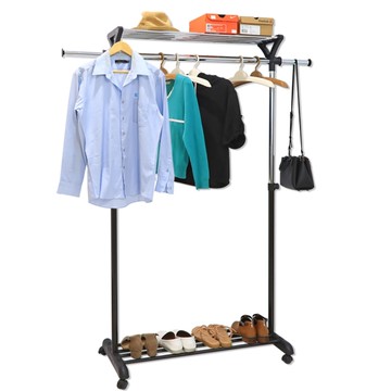 【品樂生活】Y型移動式多功能曬衣架 (曬衣架/牛角衣架/掛衣架/吊衣架/升降衣架/衣架)