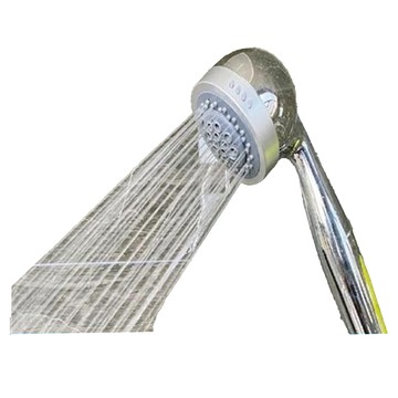 WE CHAMP 流線型3段式增壓電鍍蓮蓬頭  銀色  1支