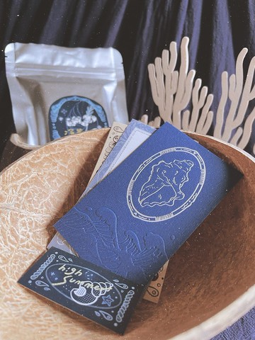 冷萃夏日特調 小卡組 / 凸版印刷 拼貼小卡 貼紙