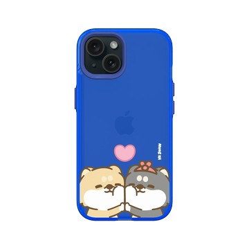 iPhone 15 Clear 激光藍 - 嗨小強 Hi John - 柴圓情侶