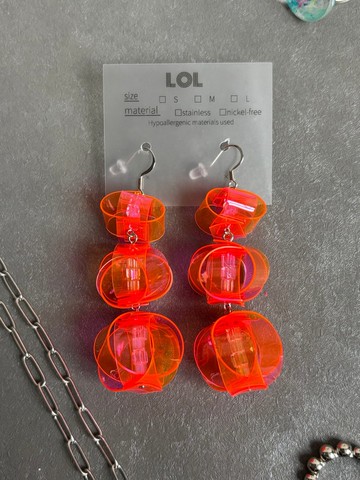 PVC Design F12 耳夾/耳飾