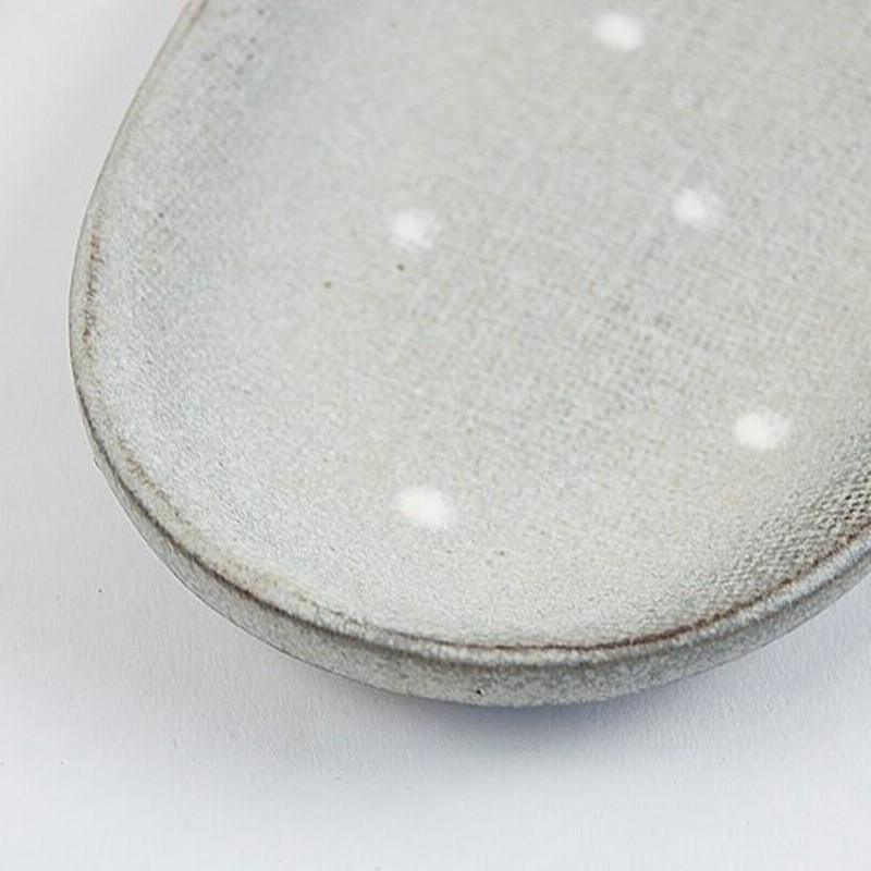 小石原焼 翁明窯元 さんま皿 陶器 器 刷毛目 横長 オードブル