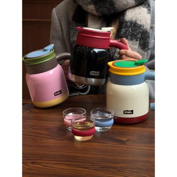 世大家保溫壺2025新款大容量保溫杯家用泡茶暖熱水壺辦公室燜茶壺