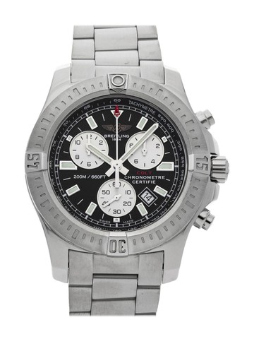 Breitling - 2018 pre-owned Colt Chronograph 44mm - men - stainless steel - One Size - BLACK