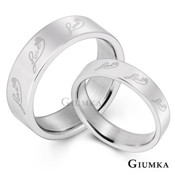 戒指．Love．白鋼．對戒．尾戒｜客製刻字