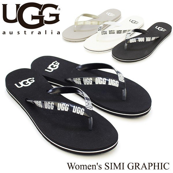アグ Ugg ウィメンズ シミ グラフィック Women S Simi Graphic ビーチサンダル トング Cc 通販 Lineポイント最大0 5 Get Lineショッピング