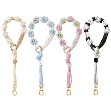 【HOOMI】編織小雛菊掛繩（混色）（顏色隨機出貨）