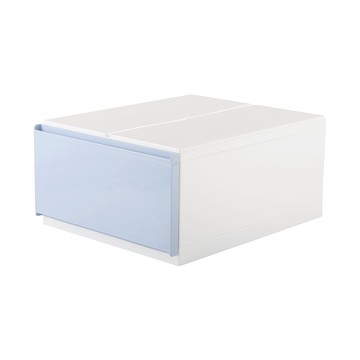 好室喵3號中栗子一層收納盒-藍色