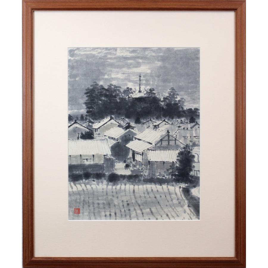 高橋美則『百済寺』絵コンテ＋墨 絵画 北海道画廊