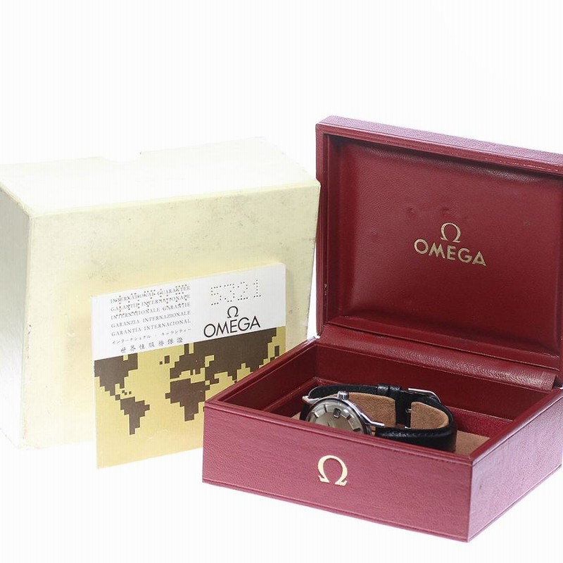 新品 未使用 オメガ OMEGA 広まら Ω ベルト 金属 バングル 箱付き
