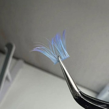 🔥臺灣出貨🔥【店鋪熱銷】聖誕彩色漸變藍色假睫毛懶人三部曲漫畵夾心嫁接眼睫毛辣妹夢幻睫