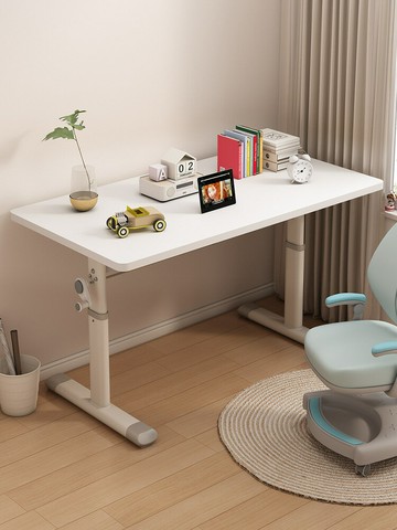 可折疊可升降電腦桌臺式學生寫字桌書桌家用兒童學習桌子辦公案臺[DD100109]