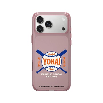 iPhone 17 Pro Max Clear (相機按鈕) 晶醺玫 - Paiheme Studio - Yokai Ball