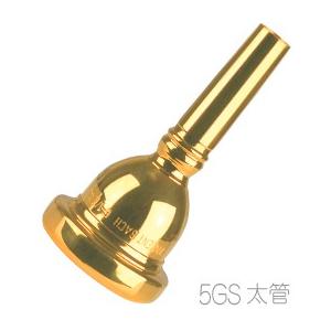 Vincent Bach 5GS 太管 マウスピース トロンボーン ユーフォニアム 金メッキ GP ラージシャンク ゴールド Large Shank mouthpiece gold　北海道 沖縄 離島不可