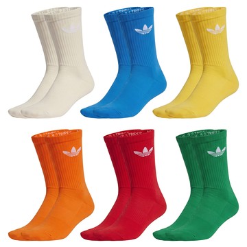 adidas 愛迪達 Originals TRE CRW SCK 6PP 運動襪  M(25~27cm)  多色  6雙