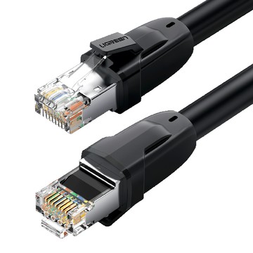 UGREEN 綠聯 CAT8 網路線 25Gbps 電競級網路線  1m  黑色  1條